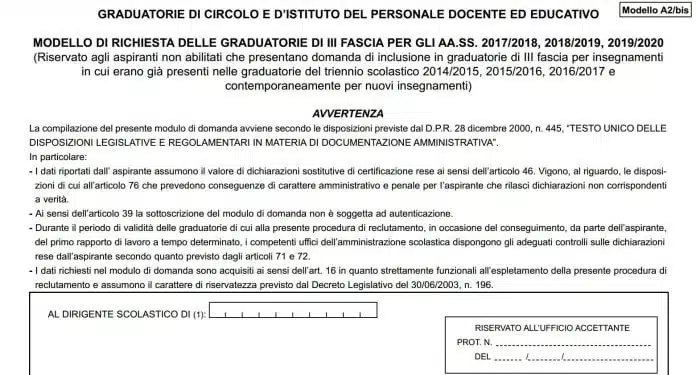 Modello A2bis: chi deve compilarlo, le ultime notizie