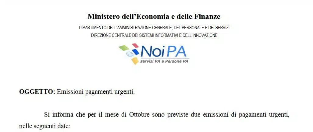 Cedolini rata ordinaria novembre 2017, NoiPa ha chiuso le competenze per scuola e forze armate