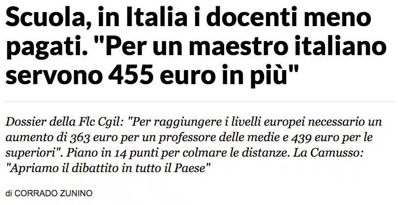 la scuola che verrà