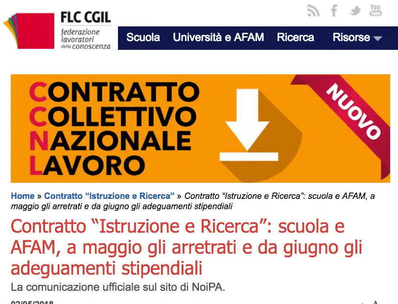 cedolino noipa maggio 2018