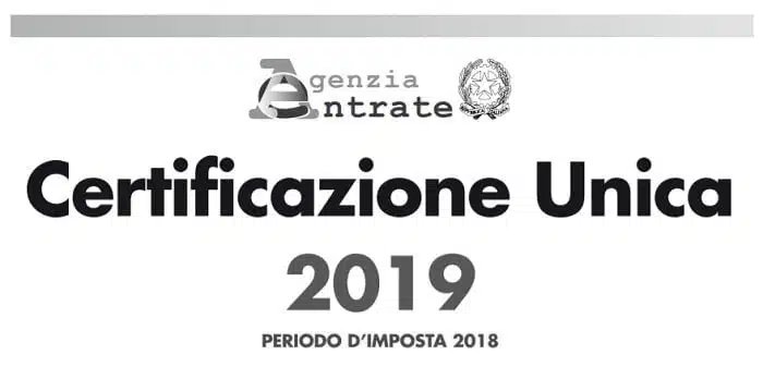 Certificazione Unica 2019, da oggi disponibile su NoiPa
