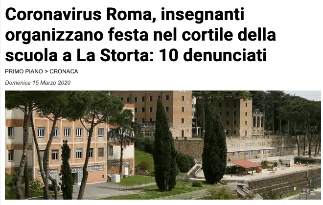 docenti denunciati per assembramento