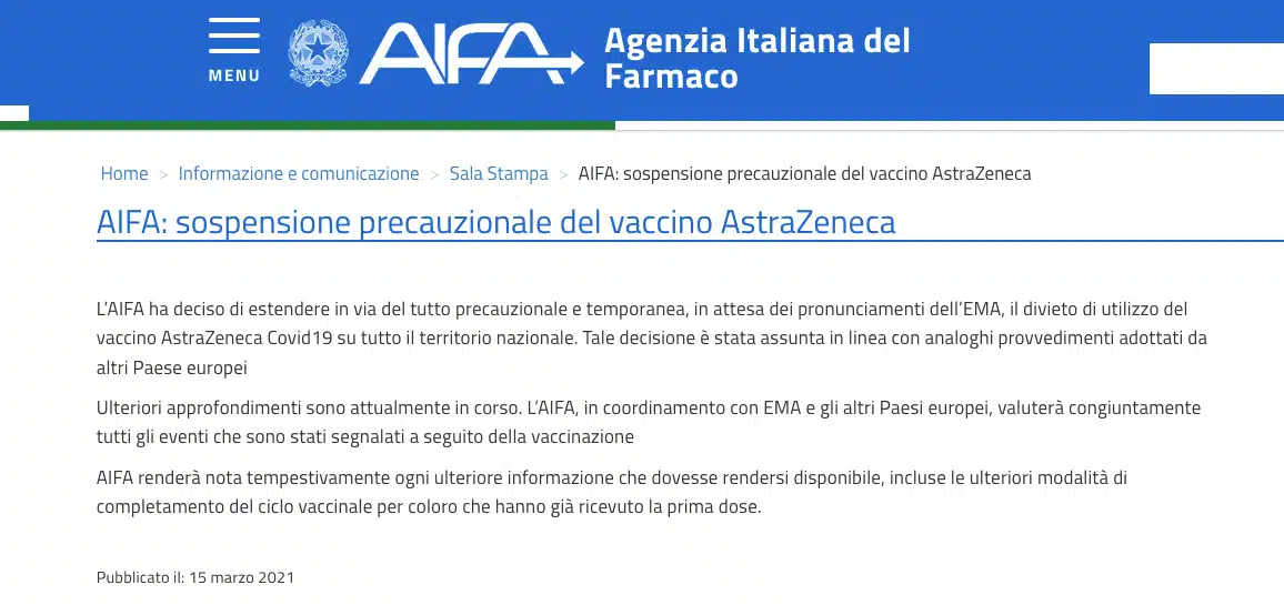 AstraZeneca: hanno mandato gli insegnanti e gli ATA a fare le cavie