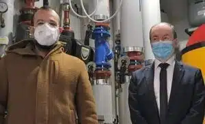 (Nella foto con il preside Alfonso D'Ambrosio in una delle tante visite alle strutture di cui è responsabile)