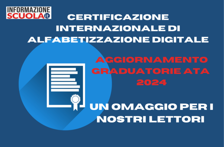 Acquisisci la Certificazione internazionale di alfabetizzazione digitale ai primi 100 iscritti andrà un omaggio