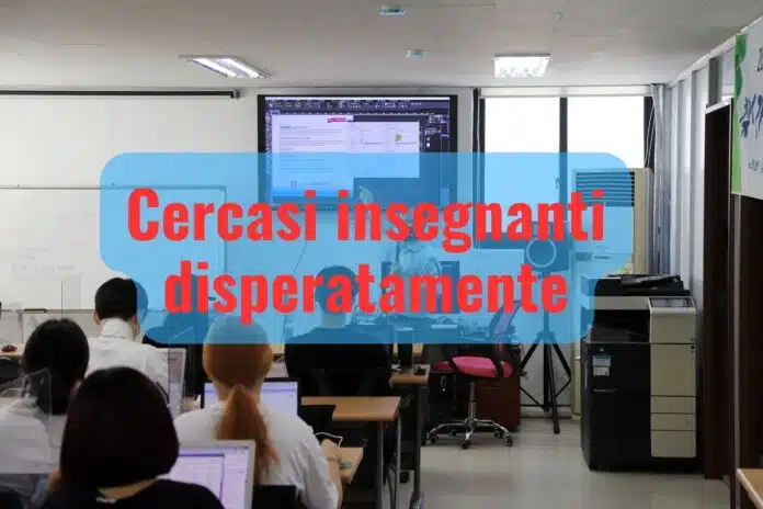 bisogna incatenare gli insegnanti alla cattedra, tra breve non li troveremo più