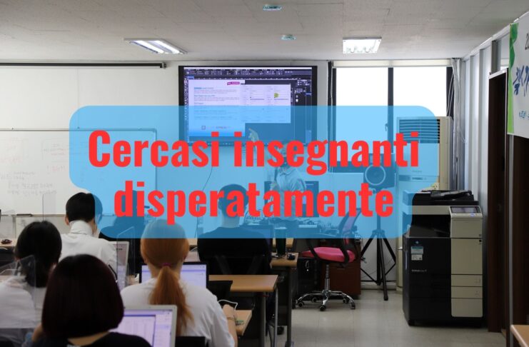 bisogna incatenare gli insegnanti alla cattedra, tra breve non li troveremo più