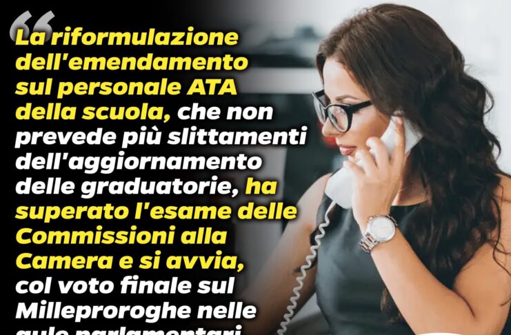 SCUOLA - PITTONI (LEGA): PERSONALE ATA POTRÀ AGGIORNARE SUBITO GRADUATORIE, HA VINTO IL BUONSENSO