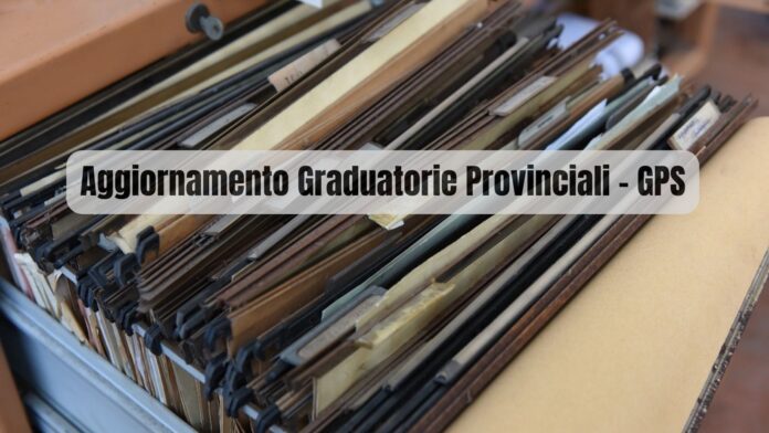 Aggiornamento Graduatorie Provinciali 2024