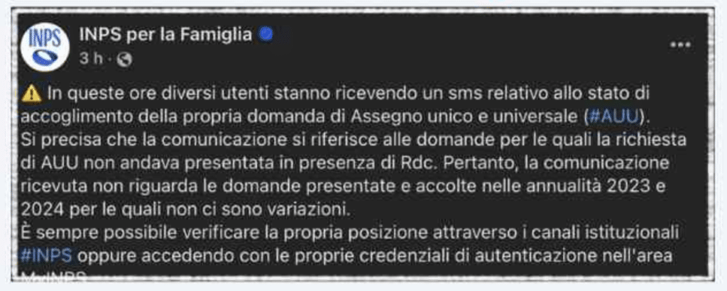 Assegno Unico Universale Maggio 2024